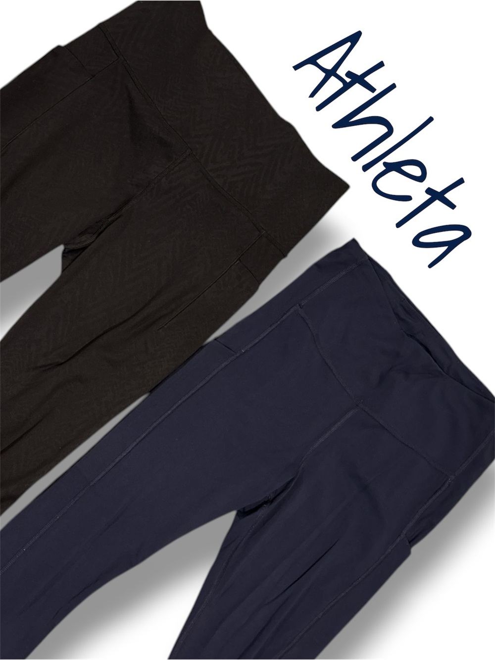 Leggings Bundle Set of 2 Size S Salutation Embossed & Ultimate Stash